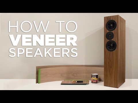 How to Apply Wood Veneer to MDF Speakers