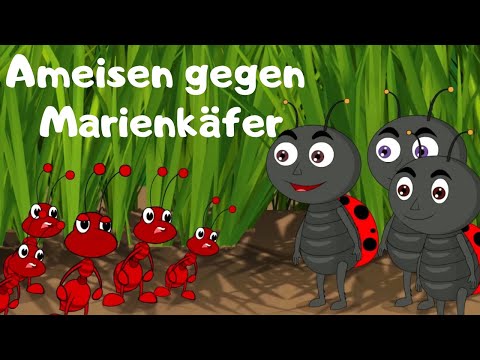 Ameisen gegen Marienkäfer | Kindermärchen | Gute Nacht Geschichten