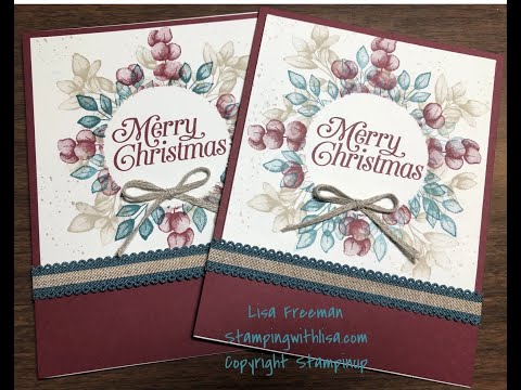 Christmas Wreath Technique with Forever Fern