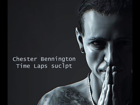 Linkin Park - Chester Bennington - Twitch Sculpt timelaps