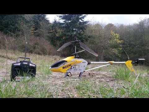 Syma S033G RC Helicopter Unboxing & Review