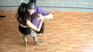 Milena Plebs y Jorge Frias Practicando - Toma AEREA - Tierrita D'arienzo [2015]