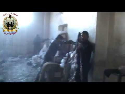 اشتباكات بين مقاتلي لواء أحرار سوريا وقوات النظام في جبهة البلليرمون في حلب