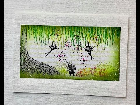 Green Meadow Magic with #Lavinia Stamps