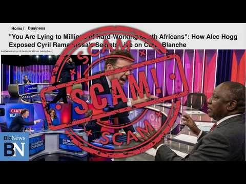 Boardroom Talk: AI-powered scam invents Alec Hogg showdown with Cyril Ramaphosa on Carte Blanche
