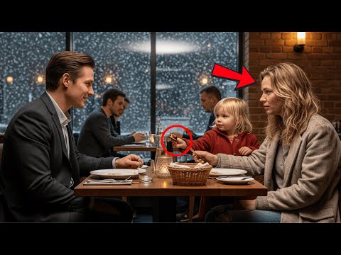 Einsamer CEO Kaufte Obdachloser Familie Essen — Er Erstarrte Als Das Kind Etwas Auf Dem Tisch Ließ