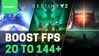[2022] Destiny 2 - How to BOOST FPS and Increase Performance on any PC