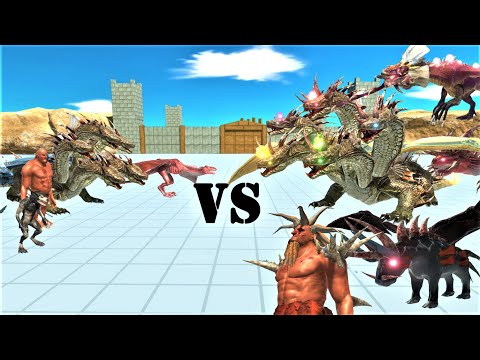 EVERY FANTASY UNIT VS MUTANT ITSELF Animal Revolt Battle Simulator