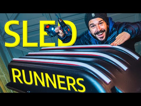 How to install sled runners on a Pelican ice fishing sled