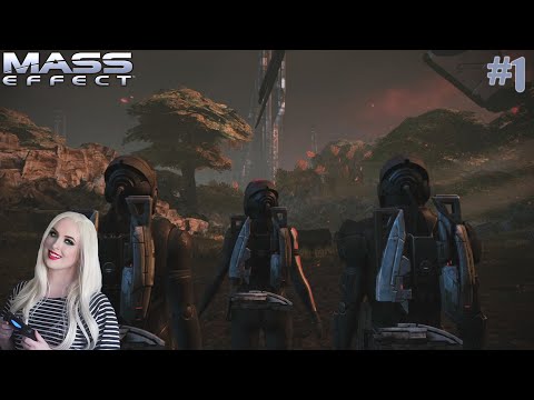 Let's Play Mass Effect (Blind) Part 1: Commander Risqué Shepard!