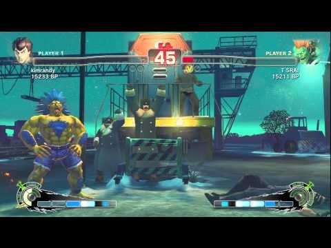SSF4: kimrandy (Fei Long) VS T SRAI (Blanka)
