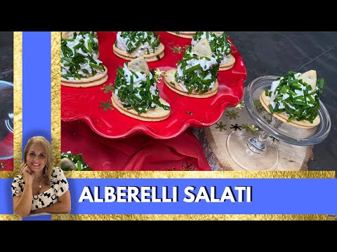 ALBERELLI SALATI-ANTIPASTO PER LE FESTE NATALIZIE/Cheese appetizers for the Christmas holidays