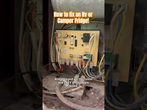 How to fix a RV or Camper Fridge! #camper #rvlife #vanlife