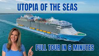 Utopia of the Seas Full Ship Tour in 6 Minutes | Deck by Deck Highlights