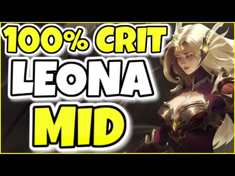 I played FULL CRIT Leona mid .... and then this happened