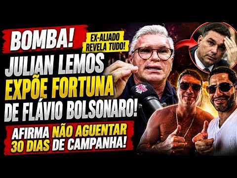 BOMBA! JULIAN LEMOS EXPÕE FLÁVIO BOLSONARO E FAZ DECLARAÇÃO EXPLOSIVA!