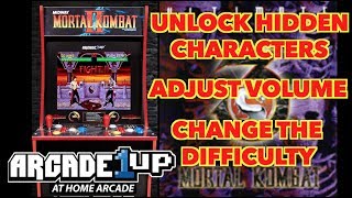 Unlock hidden characters, adjust the difficulty & volume using EJB Menu! | UMK3 Arcade1Up