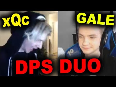 xQc & GaleAdelade DPS DUO (xQc DPS LUL)