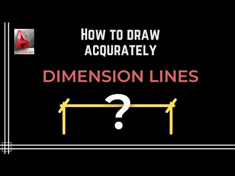 AutoCAD Basics Edit Dimensions Simple Tutorial PART 1