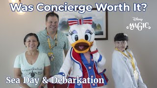 Disney Magic Cruise Sea Day & Debarkation + Concierge Review