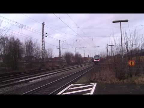 NordWestBahn am Bahnhof Bassum - NWB RS2 nach Bremerhaven-Lehe und Twistringen