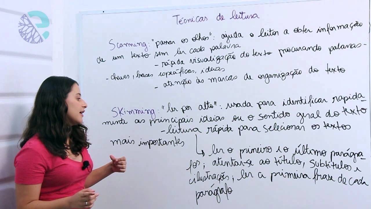 Técnicas de leitura: scanning and skimming
