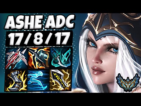 Ashe vs Aphelios [ ADC ] Lol Korea Challenger Patch 13.6 ✅