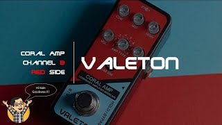 Video thumbnail for Demo of the Channel B (Hi Gain) Amps on the Valeton Coral Amp Pedal by Chris Benton