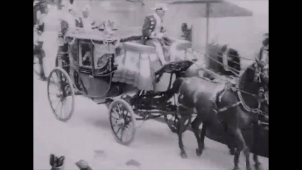 Kung Oscar II och Drottning Sofia 50 åriga Bröllopsdag/King Oscar II and Queen Sofia in 1907