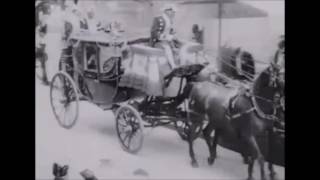 Kung Oscar II och Drottning Sofia 50 åriga Bröllopsdag/King Oscar II and Queen Sofia in 1907