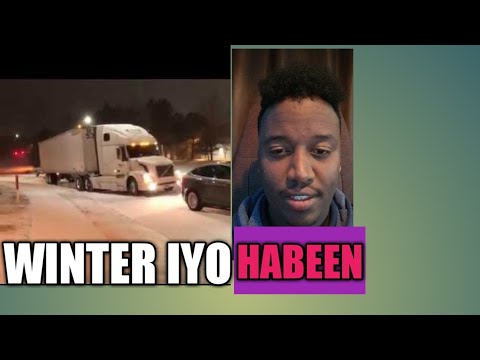 Winter driving the Somali trucker