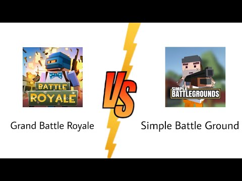 Grand Battle Royale VS Simple Battle Royale | Comparison Between Two Pixel Games | Android Gamplay
