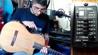 Video thumbnail for Guitarra Alpujarra 300 kec con Artec Etn4 (Review) - Test de Sonido | Comparacion con Fishman ink by Fabricio Gómez
