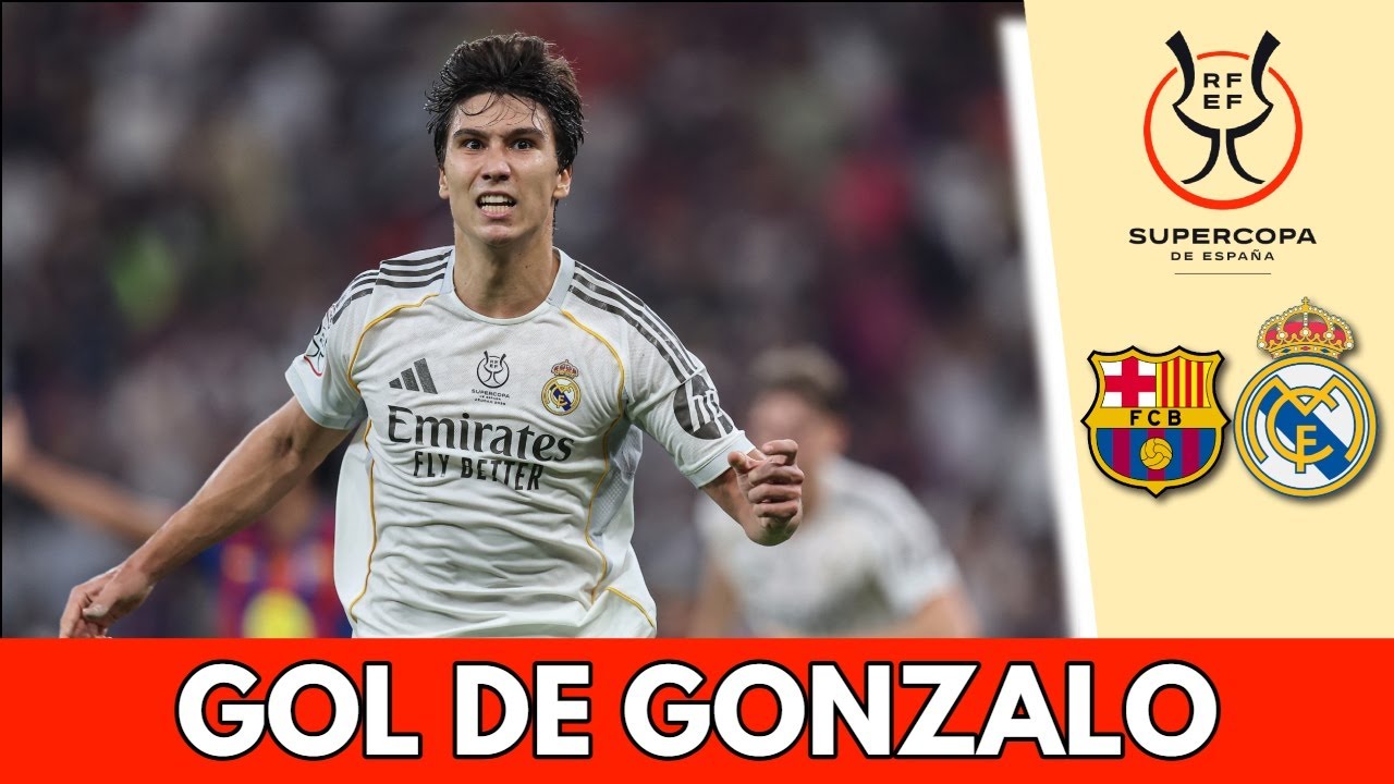 EL JUEGO DEL AÑO Gonzalo lo vuelve a empatar 2-2 para REAL MADRID en menos de 3 minutos | Supercopa