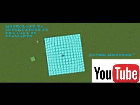 Minecraft la costruzione di una casa in DIAMANTE