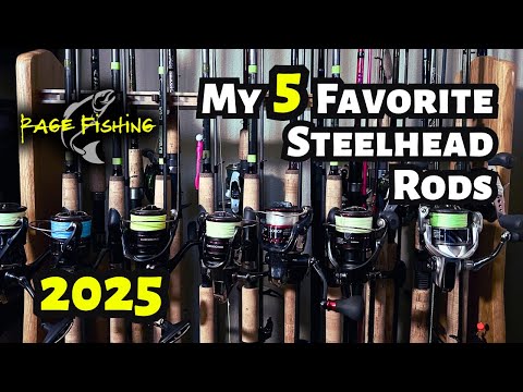 5 FAVORITE STEELHEAD RODS - The best Winter Steelhead Rods and Reels! STEELHEAD DECEMBER 2025!