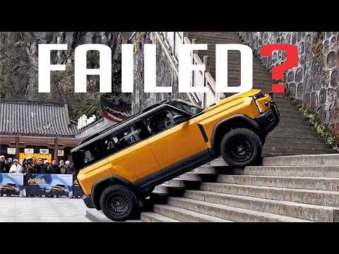 2026 Chery Fulwin X3L Attempts To Drive Up ‘Heaven’s Gate,’ Crashes Through Guardrail