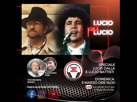 05/03/2023 SECONDO ME: Lucio più Lucio, Dalla e Battisti con TOTO' INFANTOLINO. regia @SuperLupetto