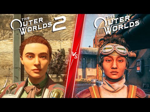 The Outer Worlds 2 vs The Outer Worlds - Direct Comparison! Attention to Detail & Graphics! PC 4K