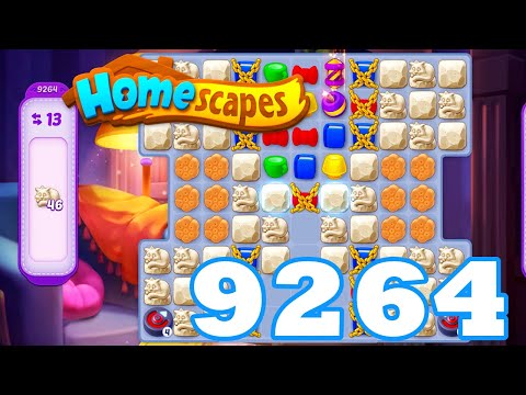 Homescapes Level 9264 HD | 3 - match puzzle game | gameplay | android | ios | GameGo Game