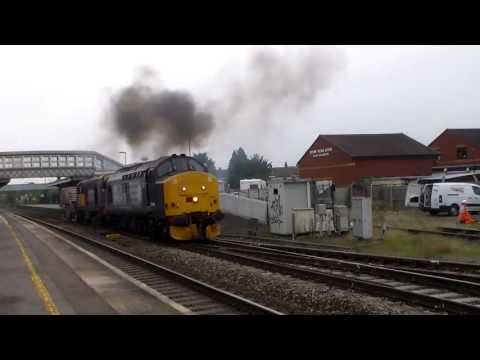 37688 and 20308 departs Bridgwater with 6M63 on 1st October 2013