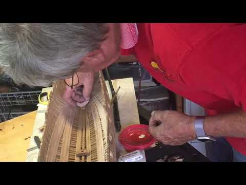 Video 45.HMS THORN. Mizzen mast step, aft Crutch and upper and lower breast hook.