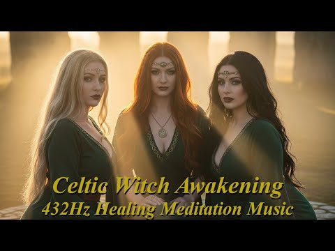 Celtic Witch Awakening – 432Hz Sacred Feminine Vocals, Celtic Harp, Flute, Healing Meditation Music