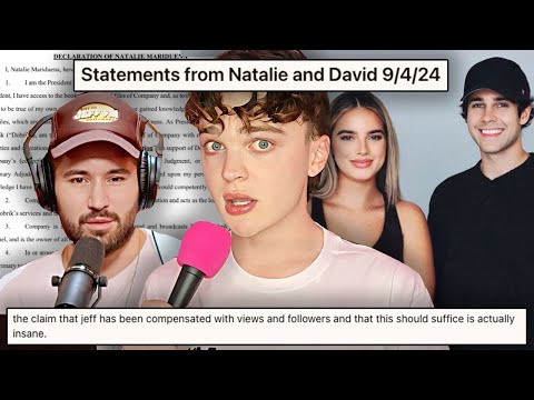 david dobrik & natalie RESPOND to jeff wittek in new documents