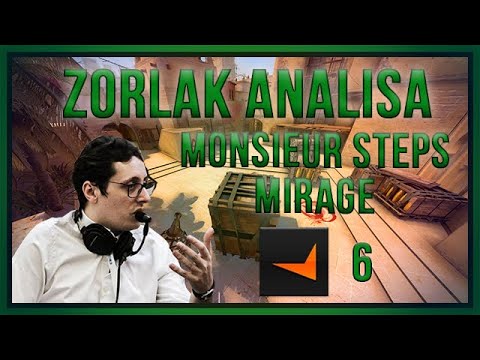 [PT] zorlaK Analisa: MONSIEUR STEPS - FACEIT LVL 6 em MIRAGE [Demo do Dia]