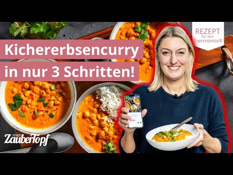 😍🍛 Veganes Kichererbsencurry schnell & einfach zubereitet | Thermomix® Rezepte