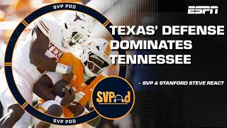 ‘RELENTLESS’: Texas defense SUFFOCATES Tennessee in big road win | SVPod