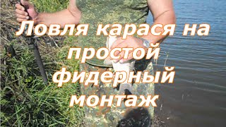 Фидерные монтажи для ловли карася
