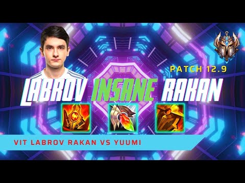 LABROV IS INSANE RAKAN! - VIT Labrov Plays Rakan Support vs Yuumi! | LoL Patch 12.9