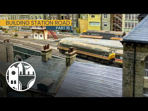 What's over here? Completing a roofline to peer over - West Yorkshire model town